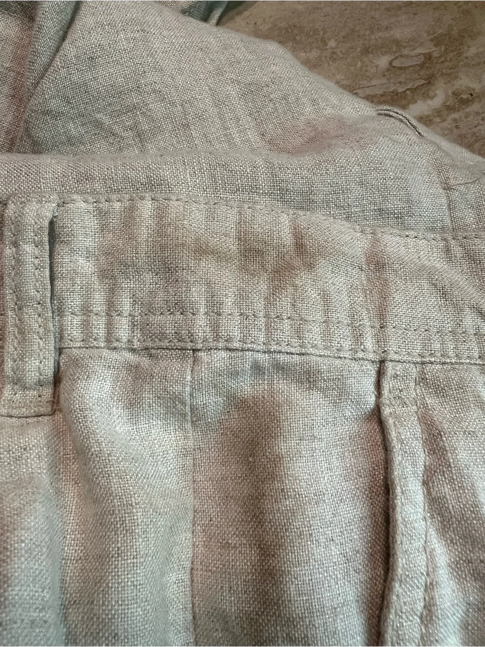 Old Navy Linen Joggers in Oat Flax 34 Tall